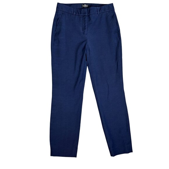 WHBM Womens Classic Slim Ankle Comfort Stretch Pants Navy Size 2P - Picture 1 of 4